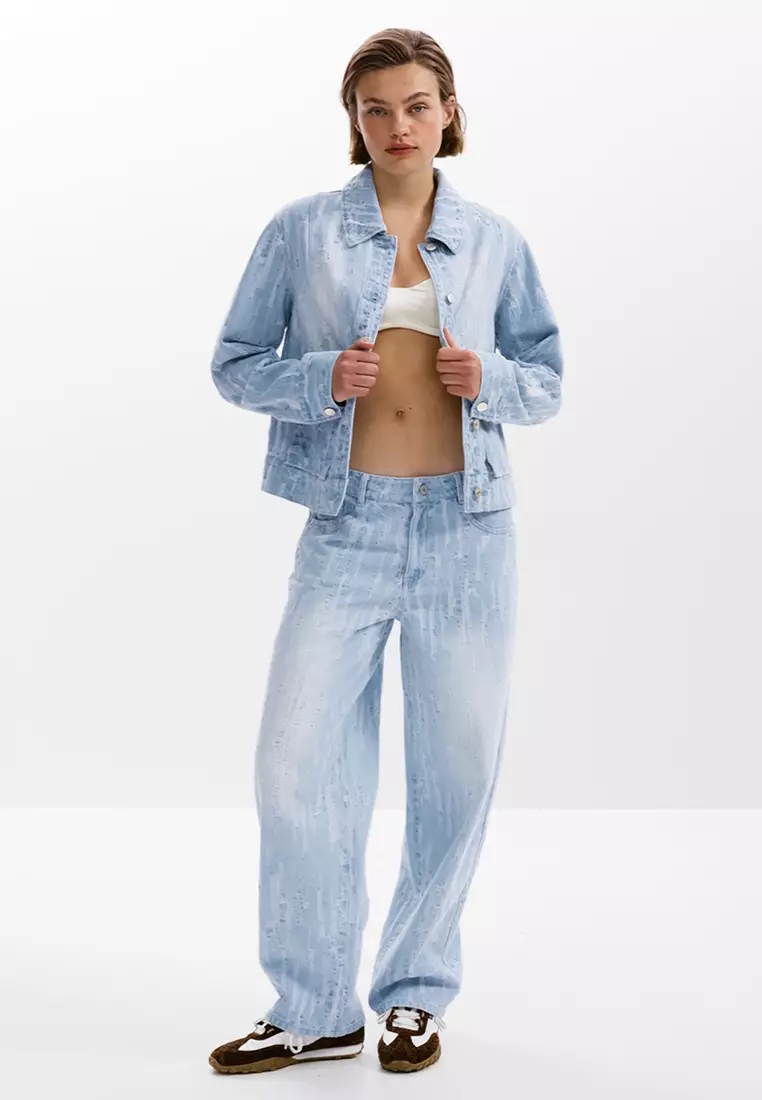 Denim jacket with pockets for women I Desigual.com