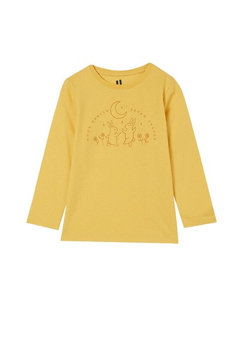 Cotton On Kids yellow Penelope Long Sleeves Tee B2EFAKA6E530FFGS_1
