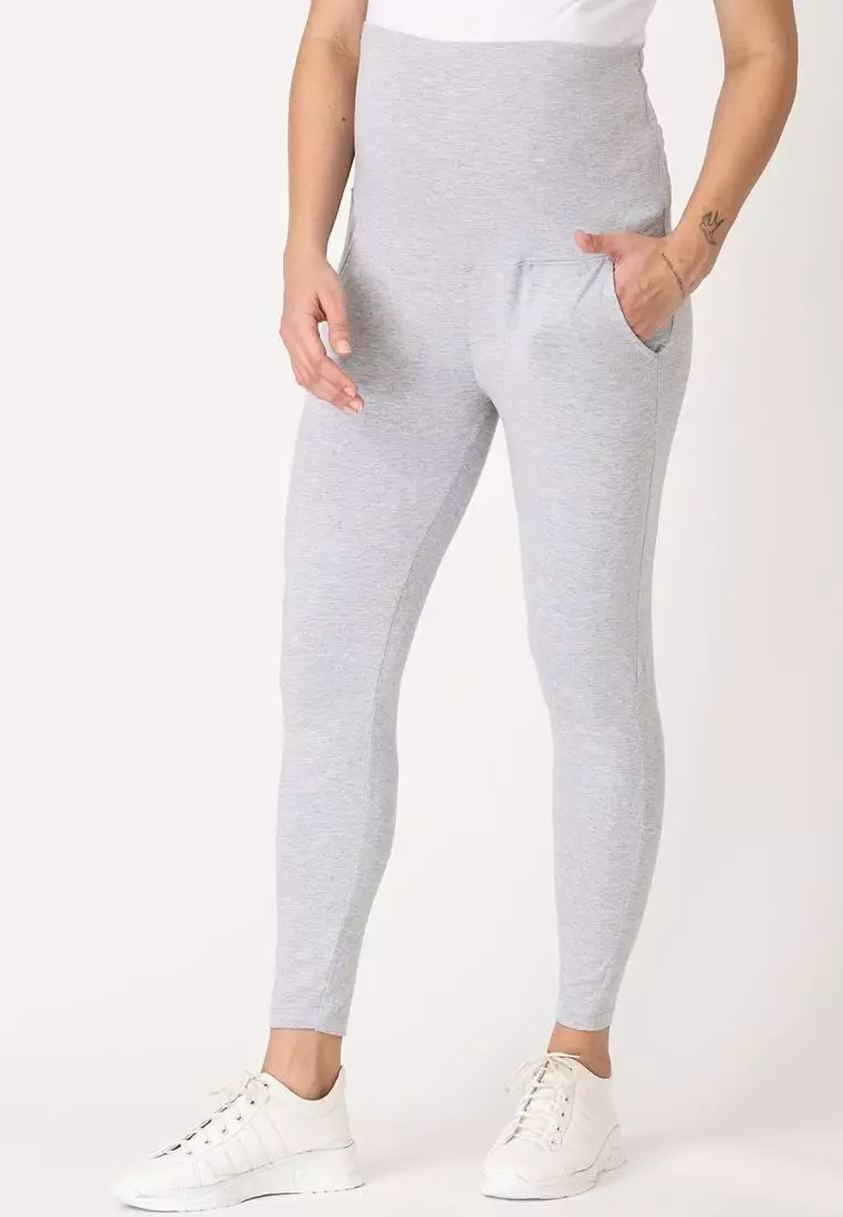 Comfy Maternity Leggings Grey