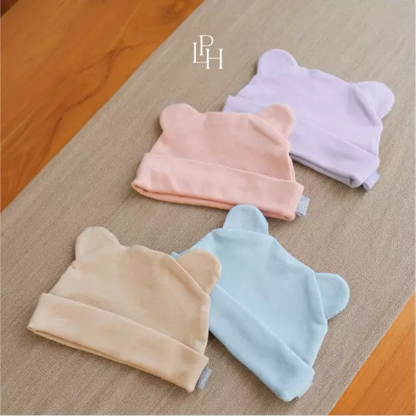 Little Palmerhaus - Panda Hat 15.0 (Topi Bayi) Sand Brown
