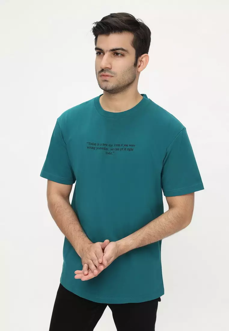 NX T-Shirt Cotton Combed Tebal Pria 207470121