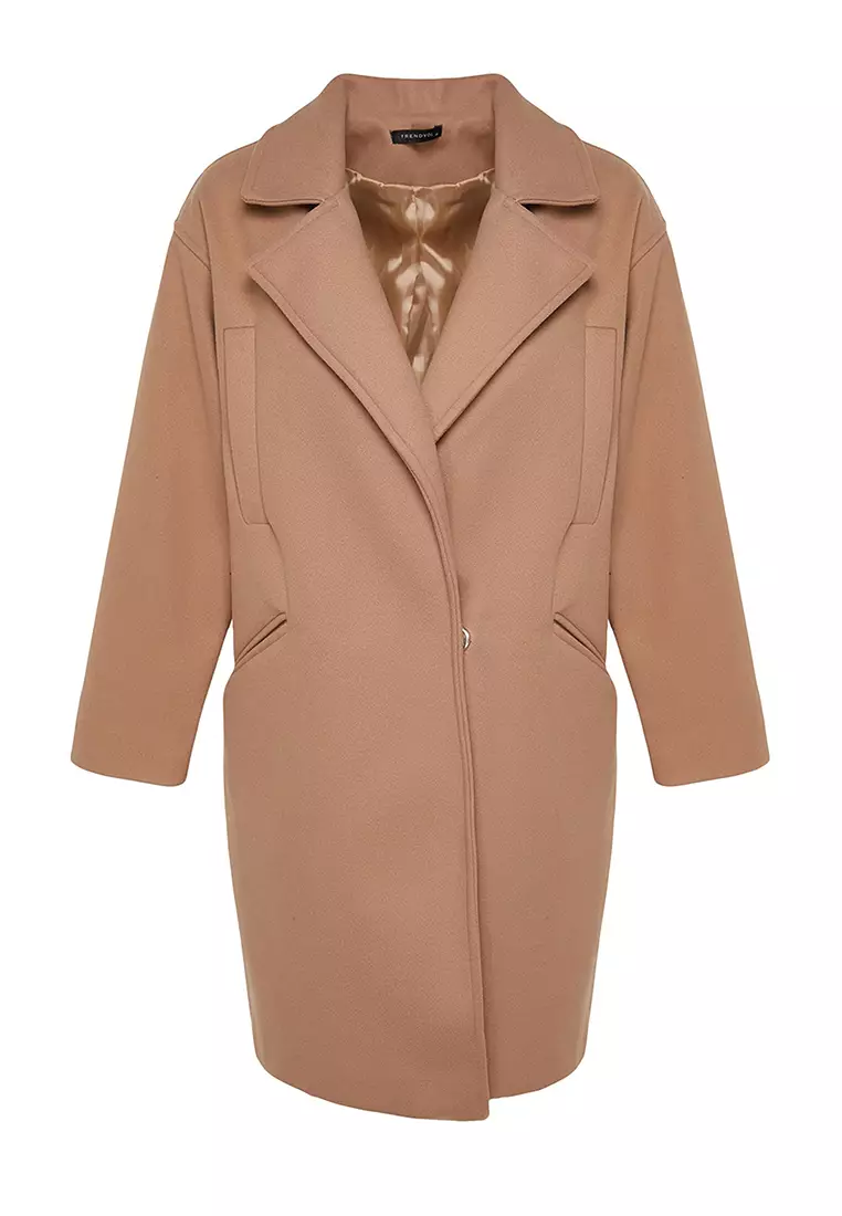 Buy Trendyol Long Sleeves Coat 2024 Online ZALORA Singapore