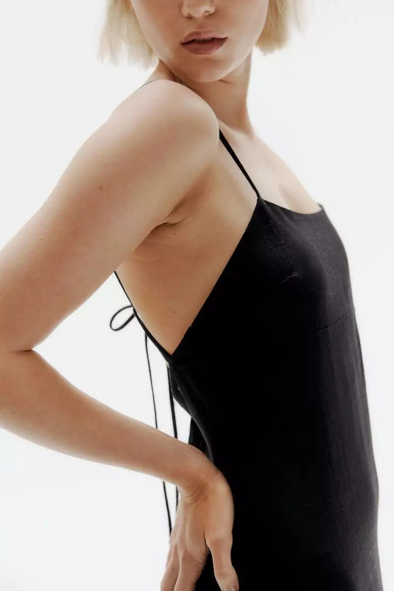 Tie-detail maxi dress