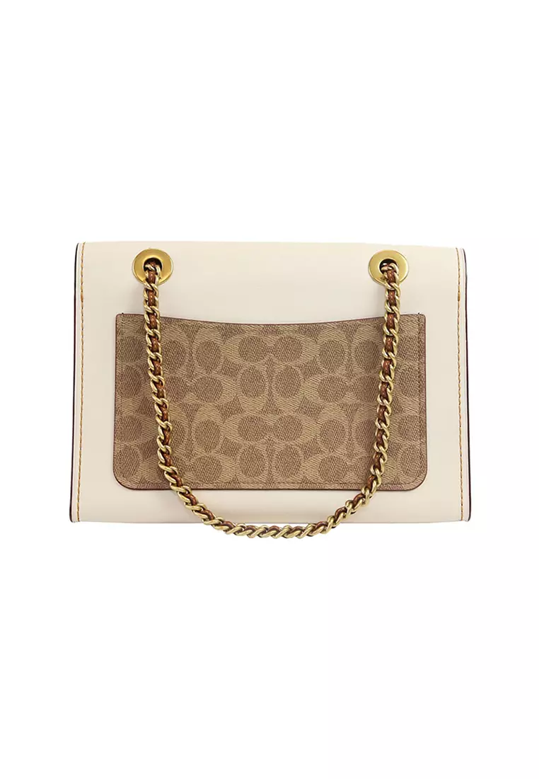 Hayden Crossbody Bag - Coach - Beige - Canva Brown Cloth ref