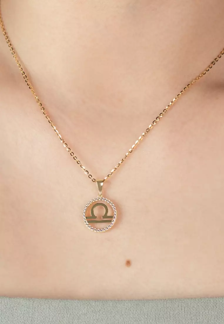 Libra Pendant 14k Gold
