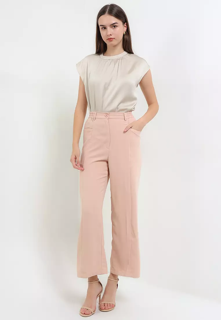Celana Shabet Peach - Vira Long Pants