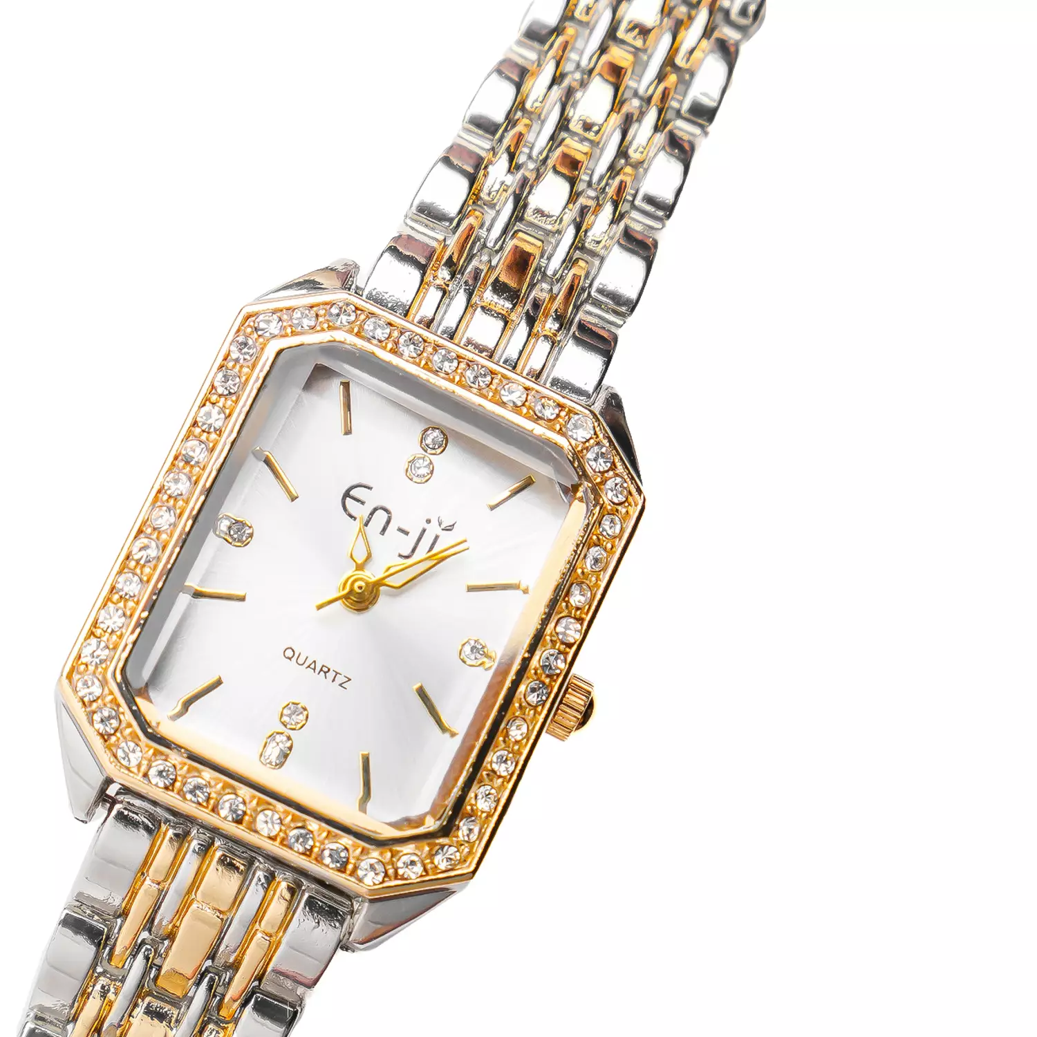 Enji Habin Jam Tangan Wanita Warna Silver Gold