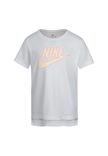 Nike white Nike Sportswear Tee (Little Kids) EBFECKAF1A0F17GS_1