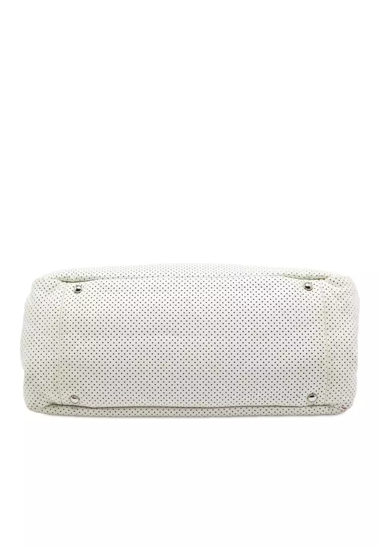 Pre-Loved Chanel Perforated Calfskin Reissue 2.55 East West Accordion Flap