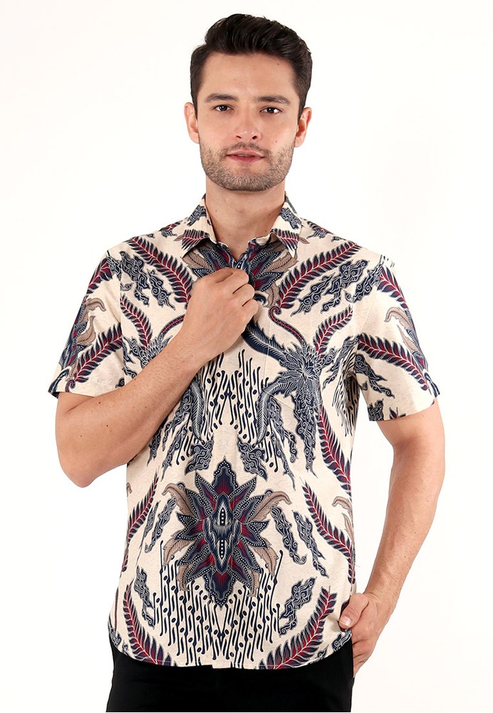 Jual Maginot Maginot Kemeja  Batik Nandana SS Pria  Lengan 