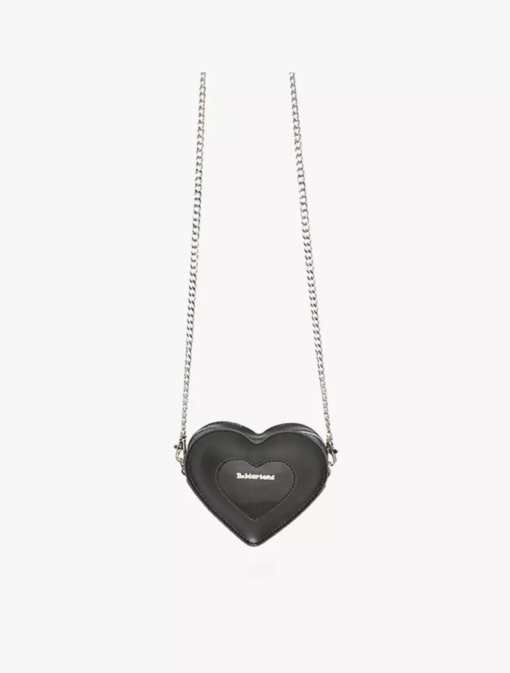 Mini Heart Bag PATENT - Black