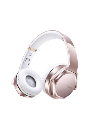 Shop Latest Gadget Sodo MH3 Bluetooth 2 IN 1 Headphone with Flip-out Speaker Online on ZALORA