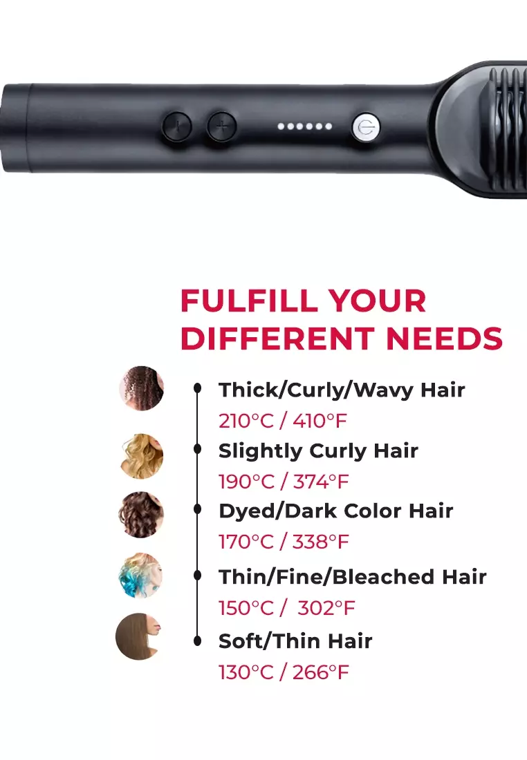 Buy TYMO TYMO Ring Hair Straightening Comb Black 2024 Online ZALORA