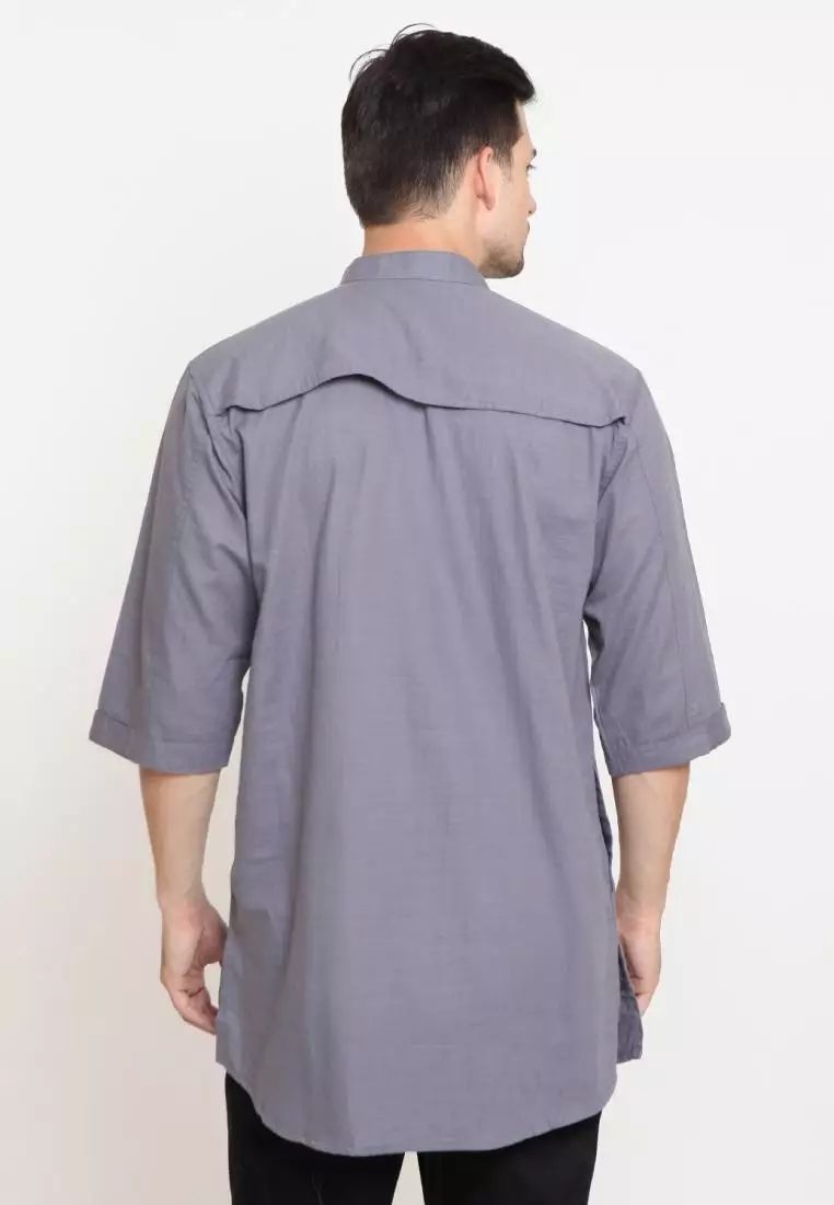 Baju Koko Pria Muslim Zayidan Jabri - Abu