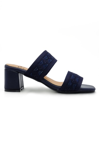 Buy POLO HILL POLO HILL Ladies Square Open Toe Double Strap Heeled Sandals  2023 Online | ZALORA Singapore