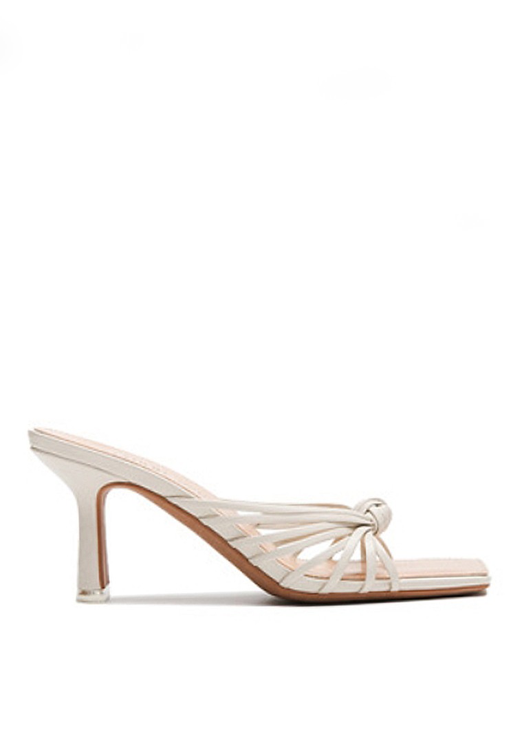 VANSA Fashion Knotted Strap Mid Heel Sandals VSW-S82610