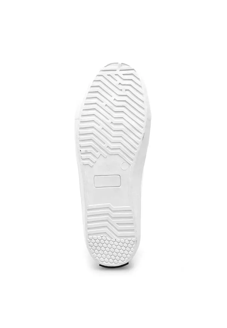 Anando Sepatu Sneakers Tali Pria Casual Shoes Fashion Lighweight Material Canvas ORIGINAL - White