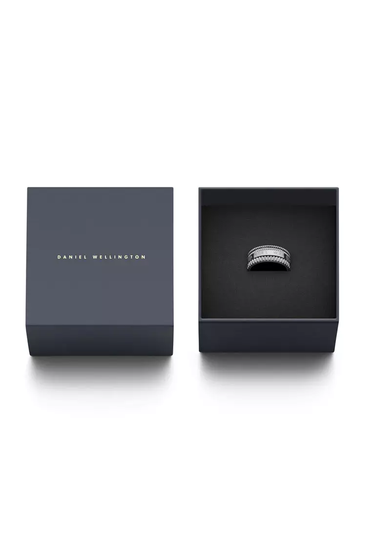 Elevation Ring Sliver - Unisex Ring - Couple Rings - Stainless steel Enamel Ring for Women and Men - DW Official