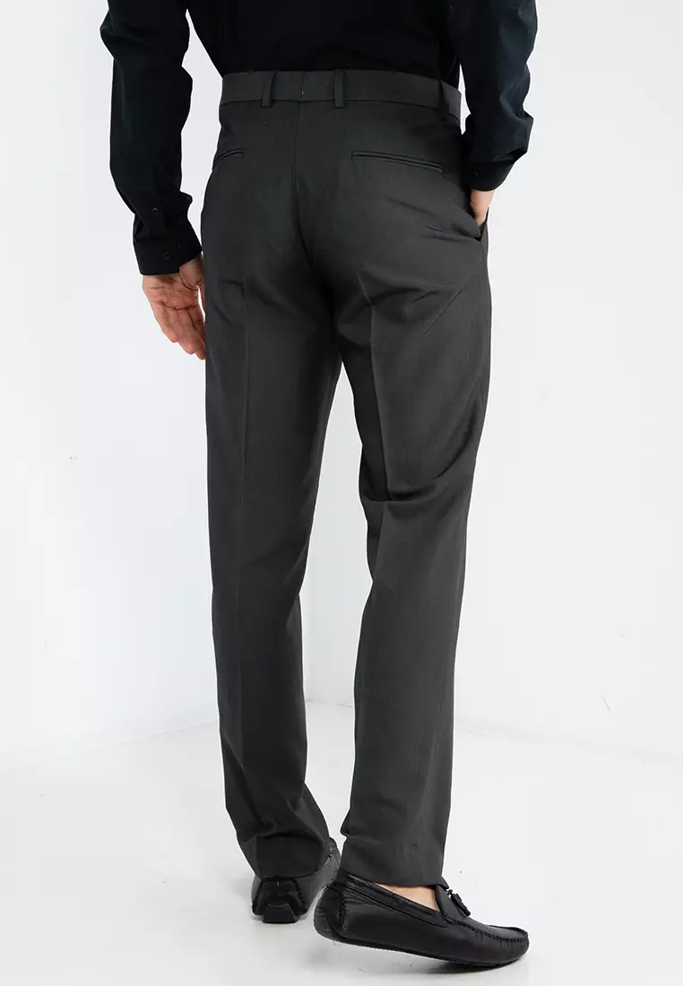 Buy Electro Denim Lab Straight Fit Formal Pants Online | ZALORA Malaysia