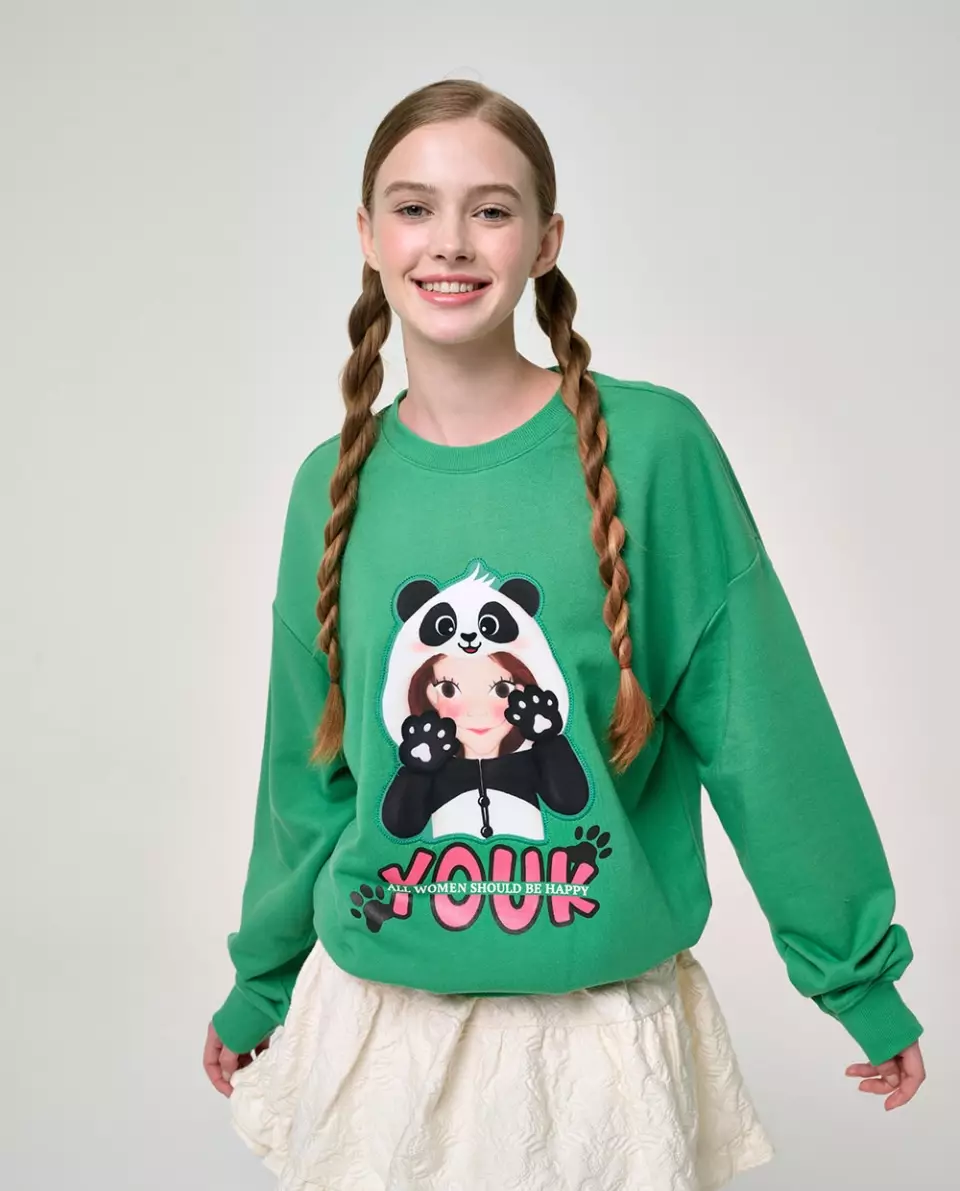 Bear Costume Sweatshirt F Luna