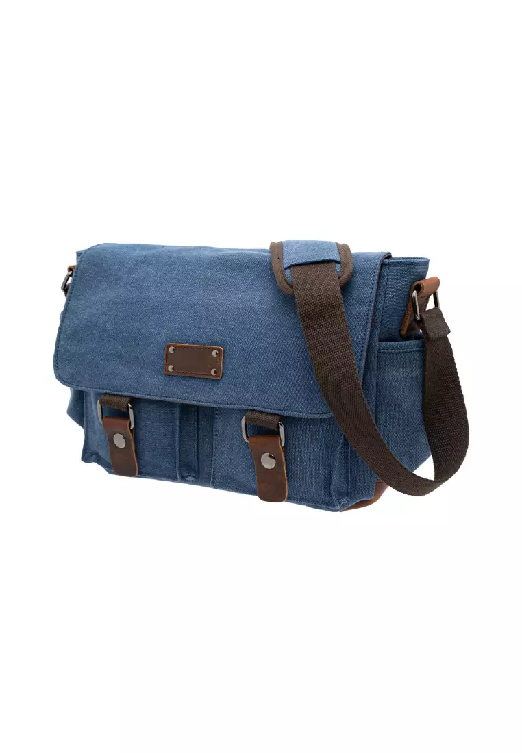 Jack Studio Business Commuting Large Capacity Outdoor Canvas Messenger Bag BAD 21005