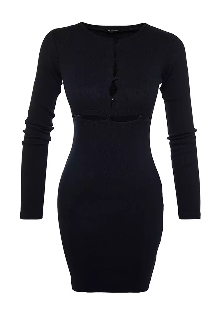 Buy Trendyol CutOut Bodycon Dress Online ZALORA Malaysia
