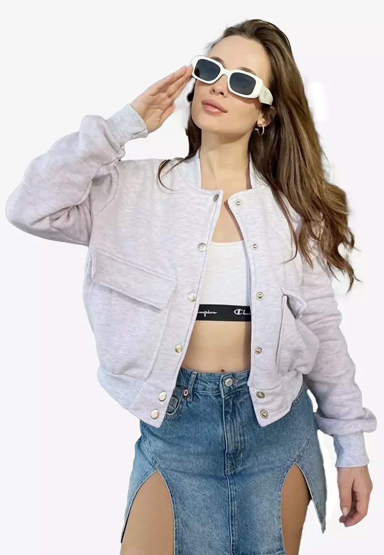 Buy Bianco Lucci Double Pocket Bomber Jacket 2025 Online ZALORA