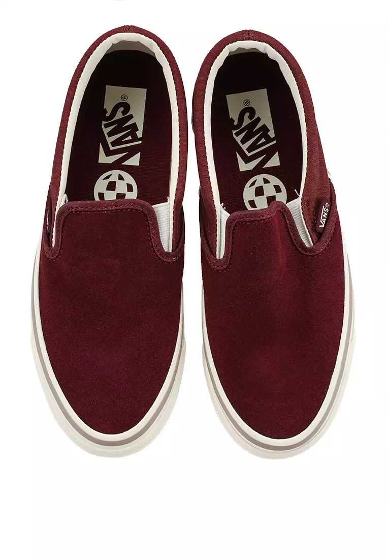 Madder brown vans slip on clearance