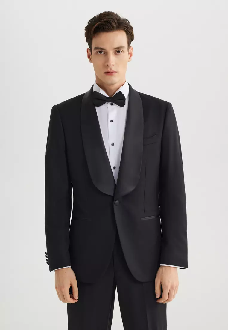 純羊毛套裝西裝外套