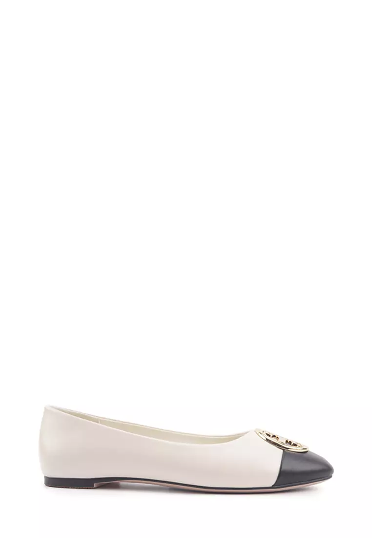 Discount on Nine West  shoes - SKU: Nilda Cap Toe Ballerinas Off White