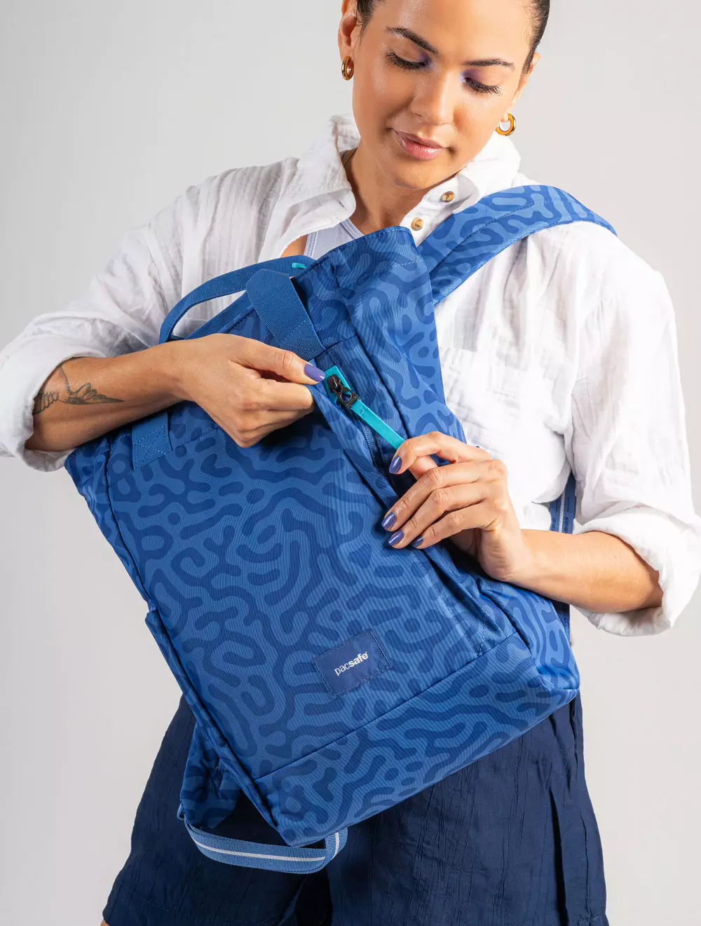 Pacsafe GO Totepack, CERULEAN BLUE, NO SIZE