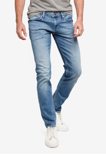 Buy Pepe Jeans Hatch Slim Fit Low Waist Jeans Online Zalora Singapore