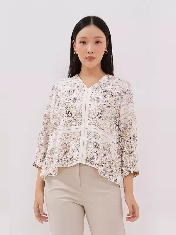 Minimal Laras Blouse Ivory