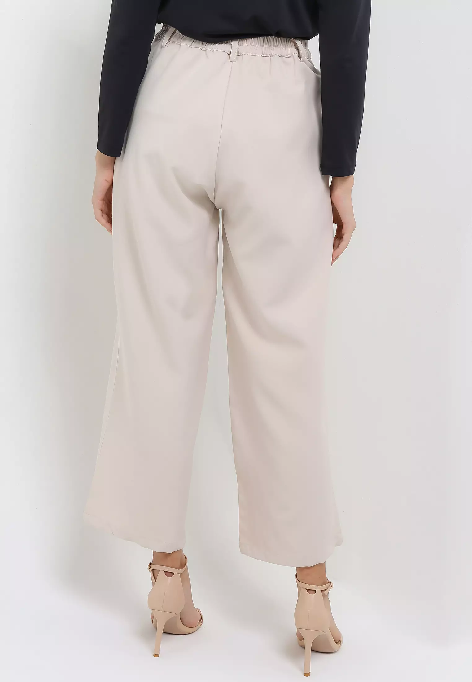 MFMW Kayena Celana Panjang Kulot Beige