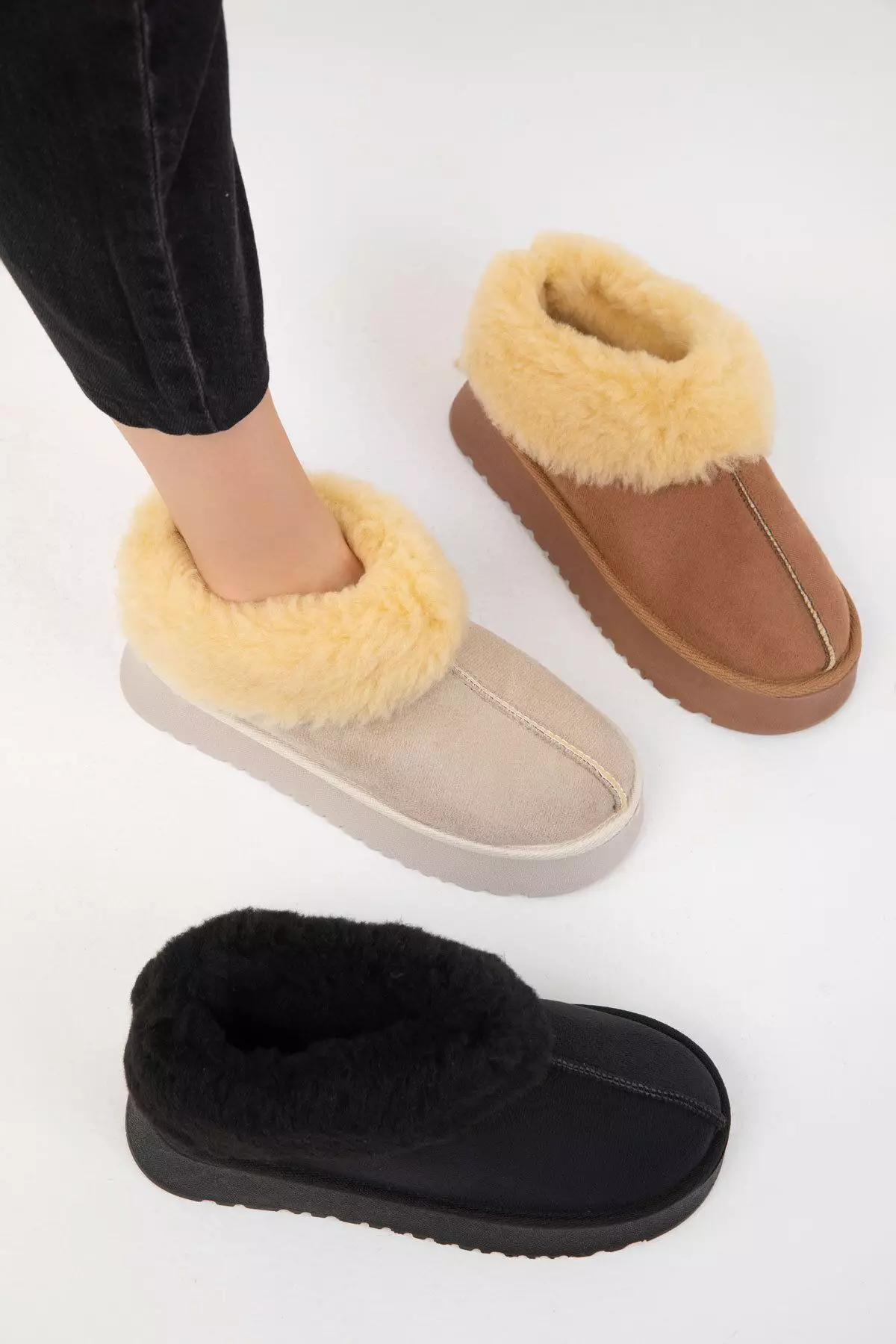 Discount on Soho  shoes - SKU: Collared Lined Ankle Boots