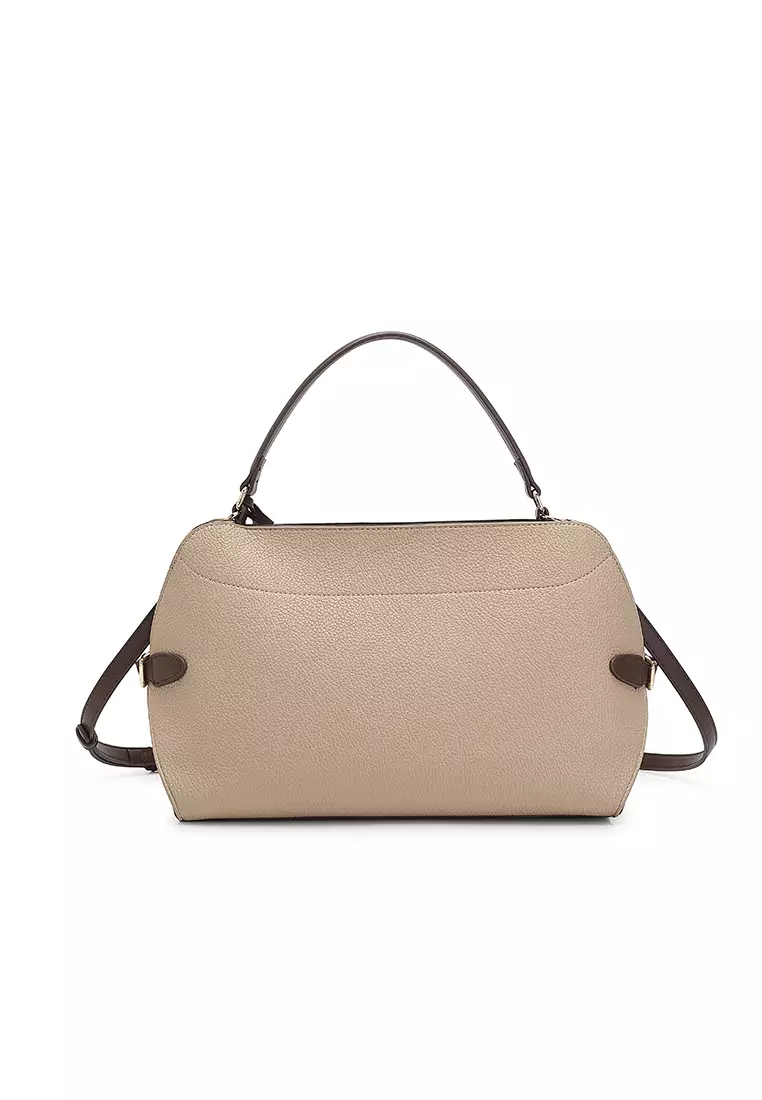 Women's Top Handle Bag / Sling Bag / Crossbody Bag / Shoulder Bag - Khaki / Coffee