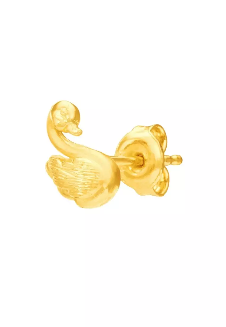 Buy Poh Kong POH KONG 916 22K Yellow Gold Affectionate Swans