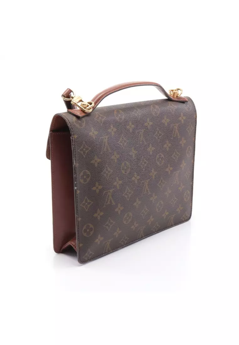 Buy Louis Vuitton Pre-loved LOUIS VUITTON Monceau monogram Handbag PVC  leather Brown 2WAY 2023 Online
