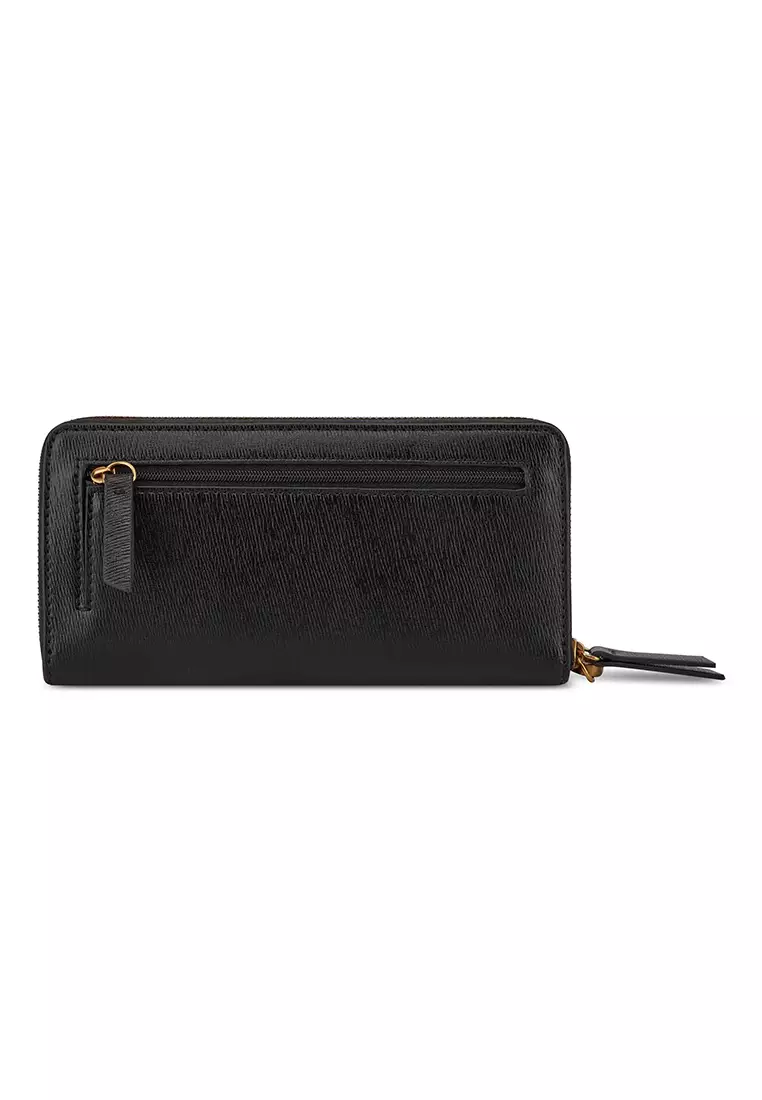 Buy Nine West Grid 9 Zip Around Wristlet Wallet Black 2024 Online