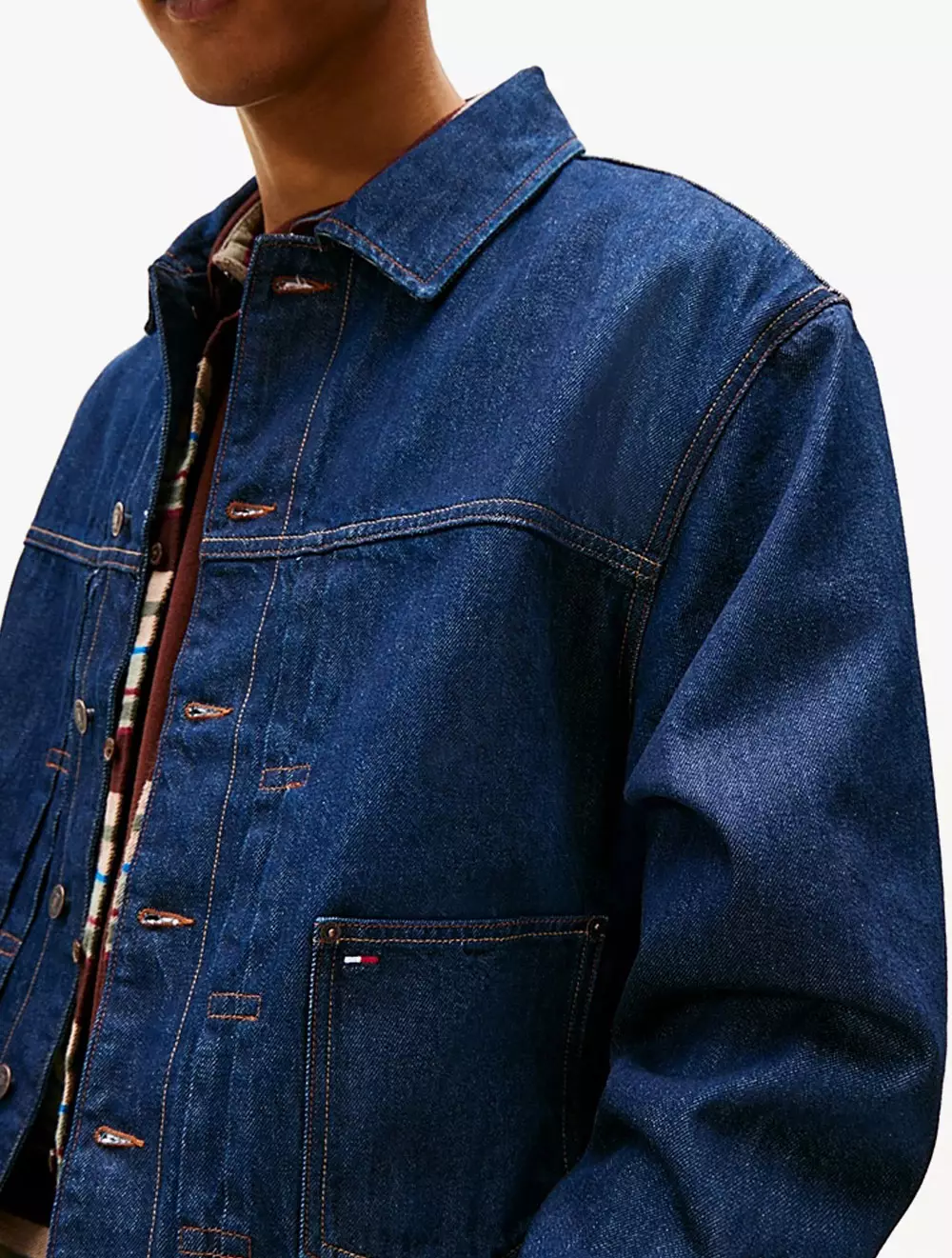 Tommy Jeans - Pleated Denim Trucker Jacket