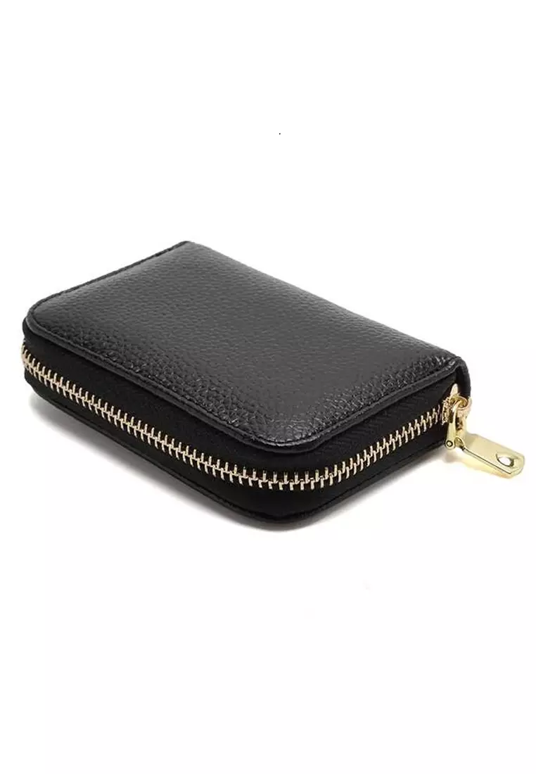 Seen Wallet Wanita Casual Design Elegan Fashion Many Slot Material Leather ORIGINAL - Black