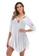 LYCKA white LTH4178-European Style Beach Casual Outer Dress-White 7566DUSAE6CEA0GS_1