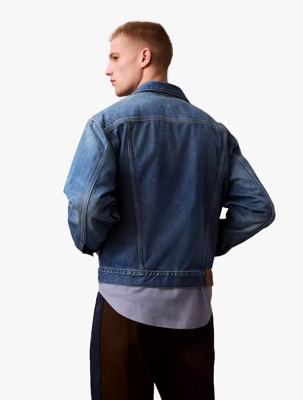 Calvin Klein - 90s Washed Denim Trucker Jacket