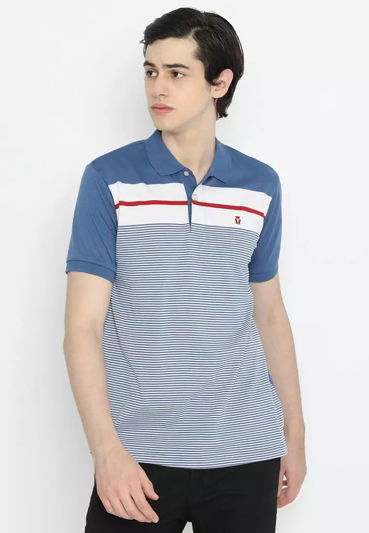 MATSUDA Kaos Polo Shirt Pria Kerah Fukuishima
