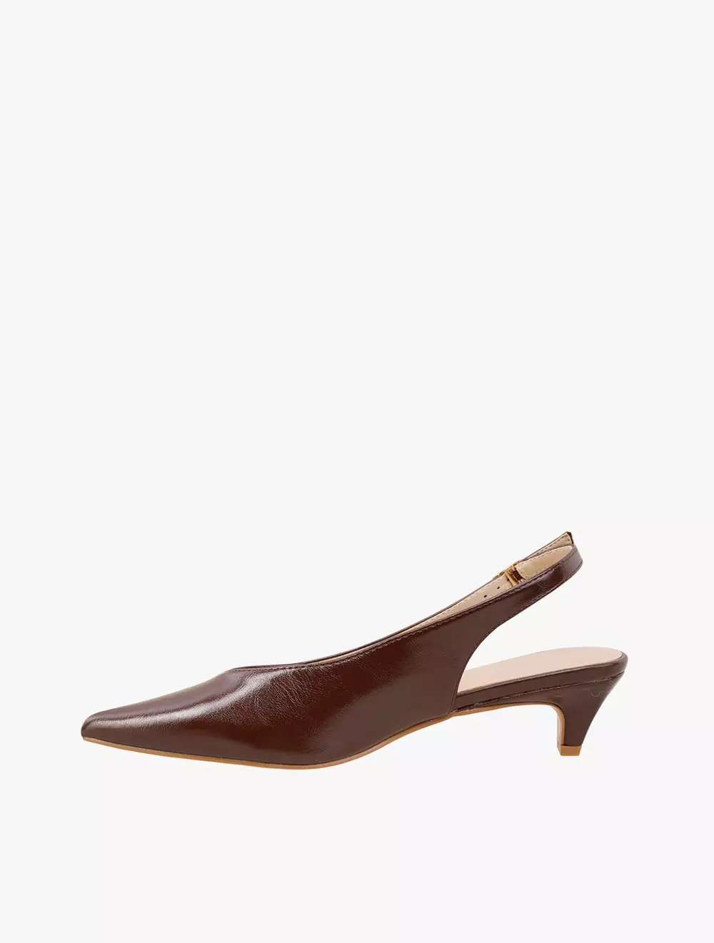 Payless Nine West Womens Wrenley Slingback Heels - Dark Brown_04