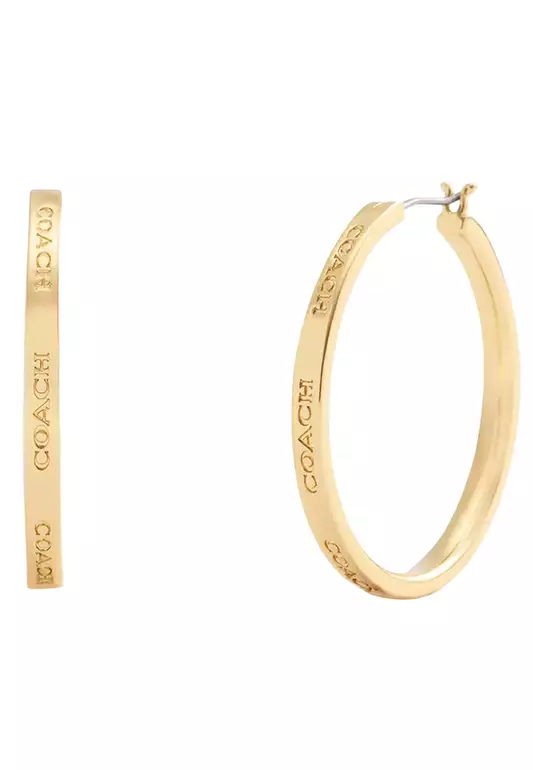 Medium Hoop Earrings - Gold CBW15