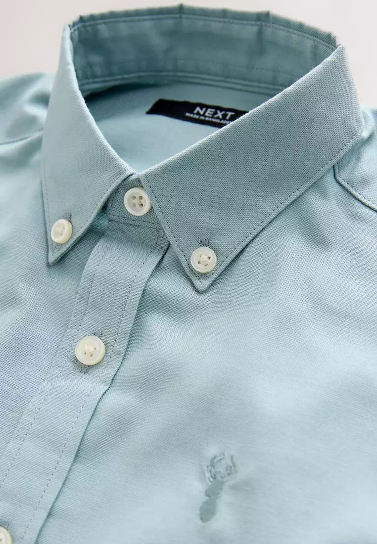 Short Sleeve Cotton Rich Oxford Shirt