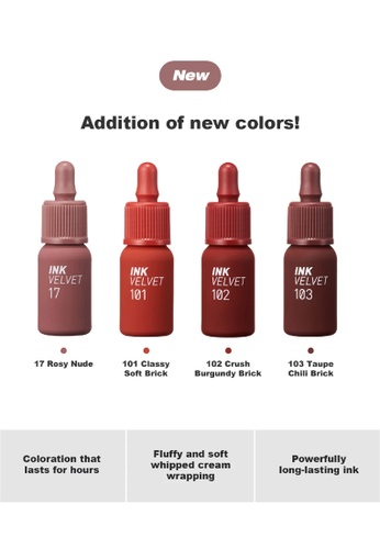 Buy Peripera Peripera Ink Velvet Ad Special Edition 103 Taupe Chili Brick New 3 Colors To Choose Online Zalora Malaysia