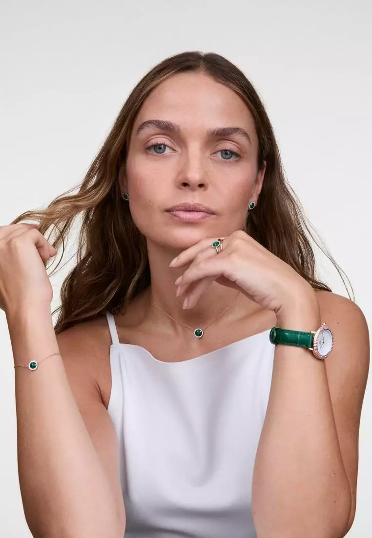Audrey Bracelet Malachite Rose Gold - Unisex Bracelet for women and men stainless steel Bracelet DW Official Authentic Original
