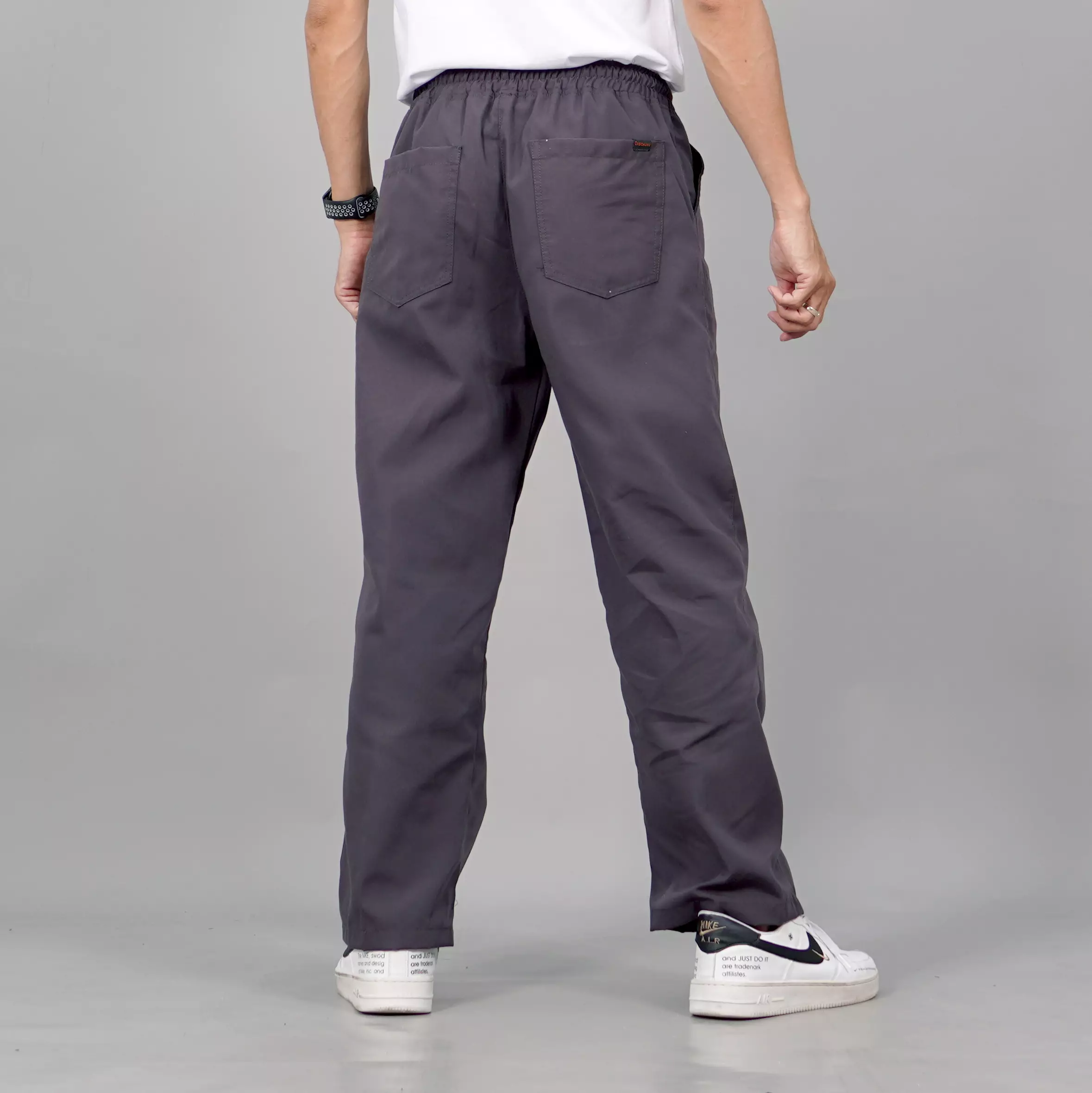  SAM Celana Panjang Pria Celana Loose Pants Pria Baggy Pants - ABU TUA